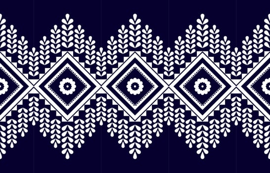 Ethnic seamless pattern. Flower decoration. Traditional tribal style. Design for background,illustration,texture,fabric,wallpaper,clothing,carpet,embroidery. vector