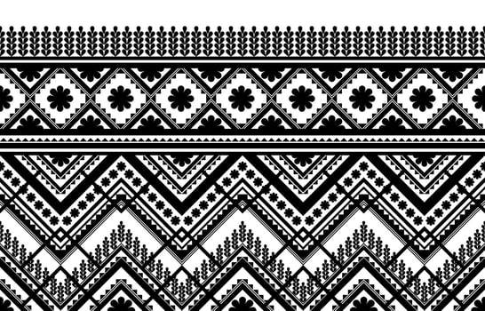 Ethnic seamless pattern. Flower decoration. Traditional tribal style. Design for background,illustration,texture,fabric,wallpaper,clothing,carpet,embroidery. vector