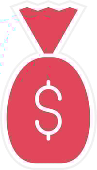 Invest Icon Style vector
