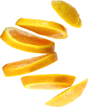 orange slice isolated png