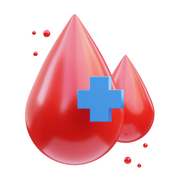 Medical Icon, blood 3d illustration png