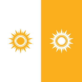 Sun vector illustration Icon