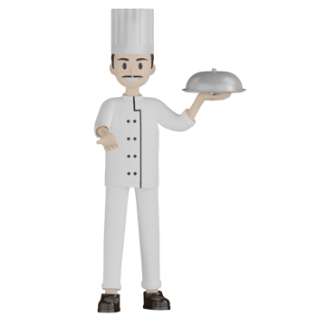 3D Chef Pose png