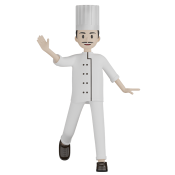 3D Chef Pose png