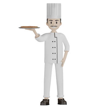 3D Chef Pose png