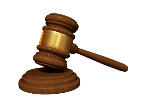 Judge's Gavel 3D Render png