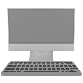 3D Isolated Electronic And Gadget png