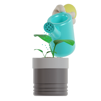 3D Isolated Environmental Greening Movement png