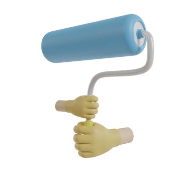 3D Isolated Hand Holding Tools png