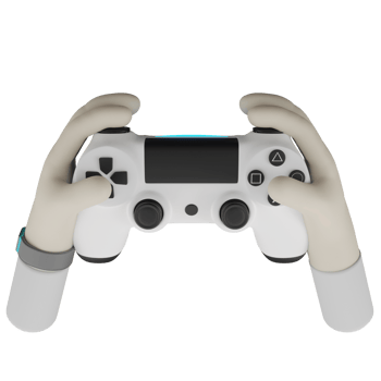 3D Isolated Hand play games png