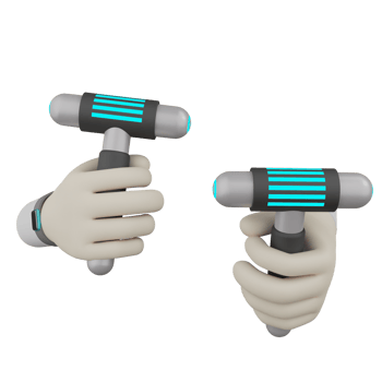 3D Isolated Hand play games png