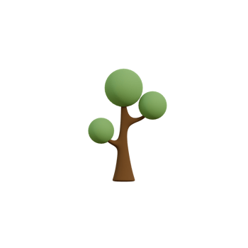 3d Isolated Green Tree png