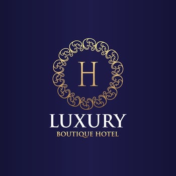 Luxury Logo template in vector for Restaurant, Royalty, Boutique, Cafe, Hotel, Heraldic, Jewelry, Fashion and other vector illustrations