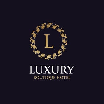 Luxury Logo template in vector for Restaurant, Royalty, Boutique, Cafe, Hotel, Heraldic, Jewelry, Fashion and other vector illustrations