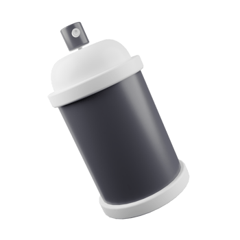 Paint Spray 3D Illustration png