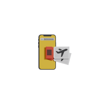 3D Isolated Order Travel Tickets png
