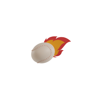 3D Isolated Baseball Equipment png