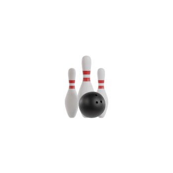3D Isolated Bowling Equipment png