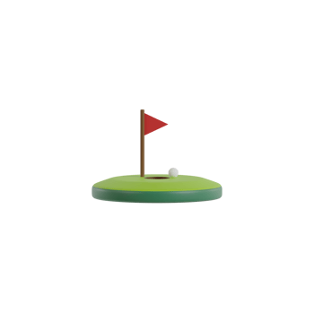 3D Isolated Things About Golf png
