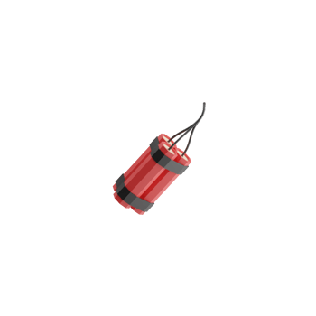 3D Isolated Explosive Device png