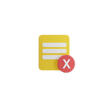 3D Isolated File Icon With Format png