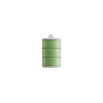 3D Isolated Battery Indicator with color png