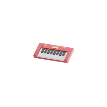 3d Isolated Things about Music png