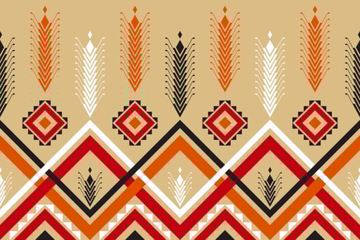 Geometric ethnic seamless pattern traditional. Design for background, carpet,wallpaper,clothing,wrapping,batik,fabric,Vector,illustration,embroidery. vector
