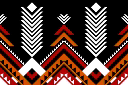 Geometric ethnic seamless pattern. Traditional tribal style. Design for background,illustration,texture,fabric,clothing,wrapping,wallpaper,carpet,embroidery vector