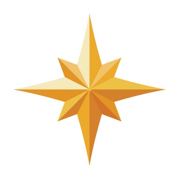 gold star icon vector