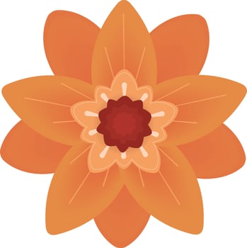 flower nature icon vector