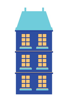 building exterior cartoon vector