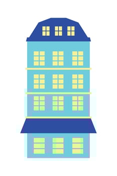 vintage building urban vector