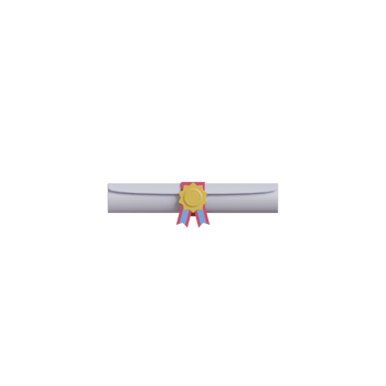 3D Isolated Achievement Icon png