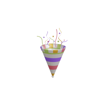 3d Isolated Things About Birthday Party png