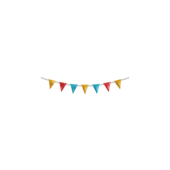 3D Hanging Birthday Celebration Flag png
