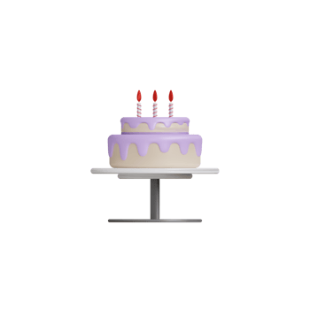 3d Isolated Things about Birthday Party png