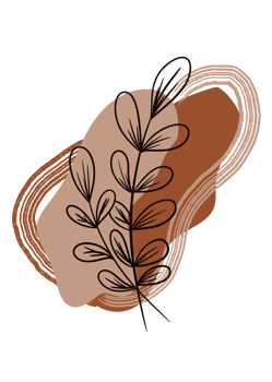 Boho Botanical wall art png