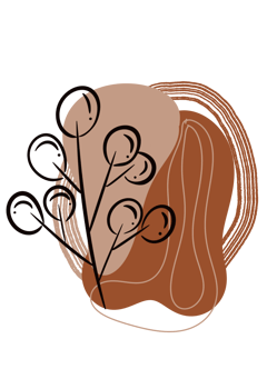 Boho Botanical wall art png
