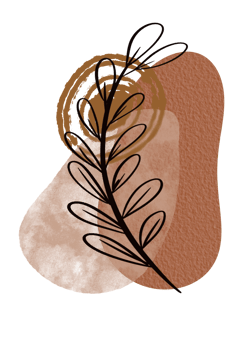 Boho Botanical wall art png