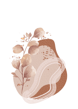 Botanical wall art background png