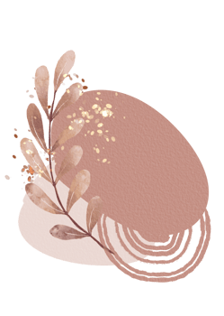 Botanical wall art background png