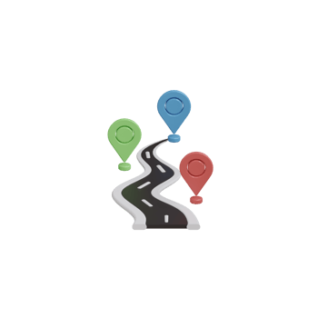 3D Isolated Various Kinds Of Pointer Icons png