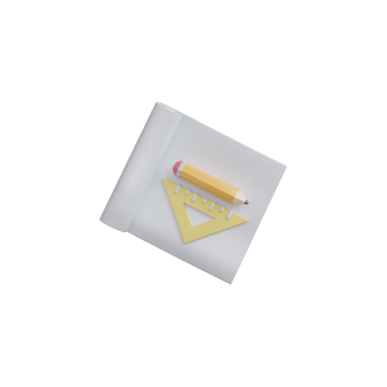 3d School Equipment Math Paper png