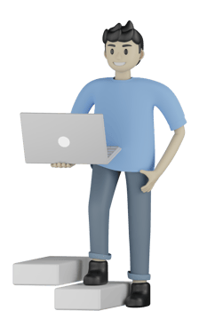 3d Man doing Activity png