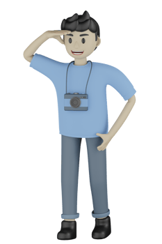 3d Man doing Activity png