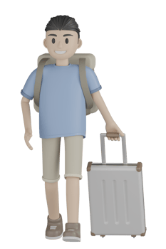 3d Man doing Activity png