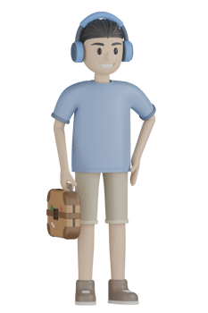 3d Man doing Activity png