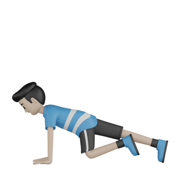 3d Isolated Man doing sports activity png