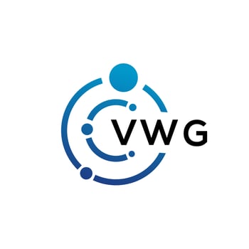 WWG letter technology logo design on white background. WWG creative initials letter IT logo concept. WWG letter design. vector